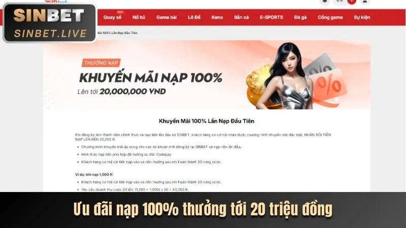Màn hình UG Sports với các nút đặt cược rõ ràng